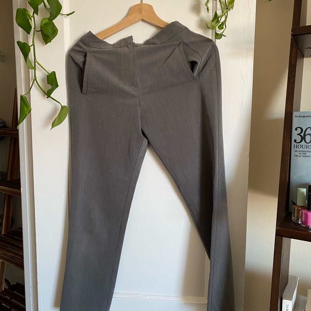 Top Shop Grey Office Trousers
